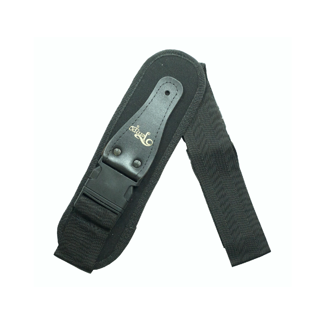 Tahalí Correa Para Guitarra Tempo Broche y Hombrera Negro STN-256