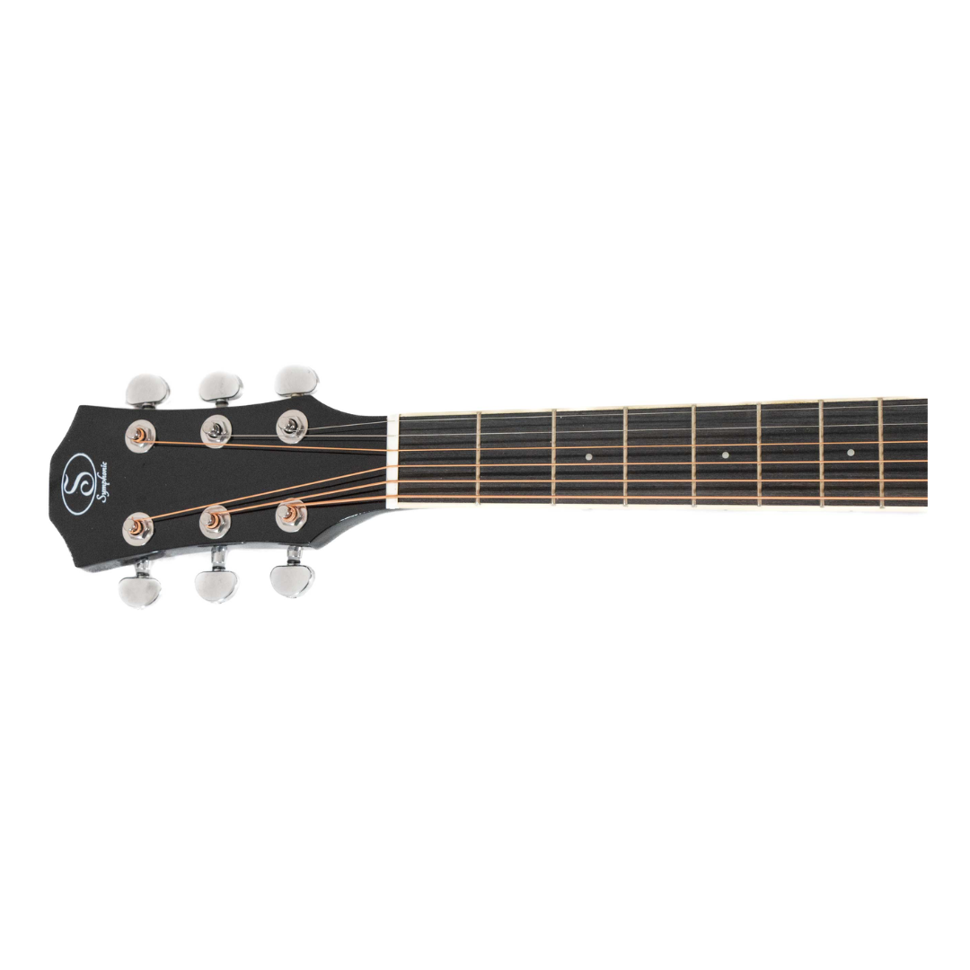 Guitarra Acústica Tipo Dreadnought con Corte Symphonic Negra ED14BK