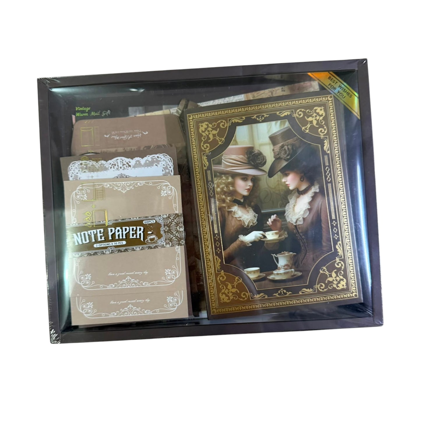 Set de Regalo Scrapbook "Vintage" 154 Piezas