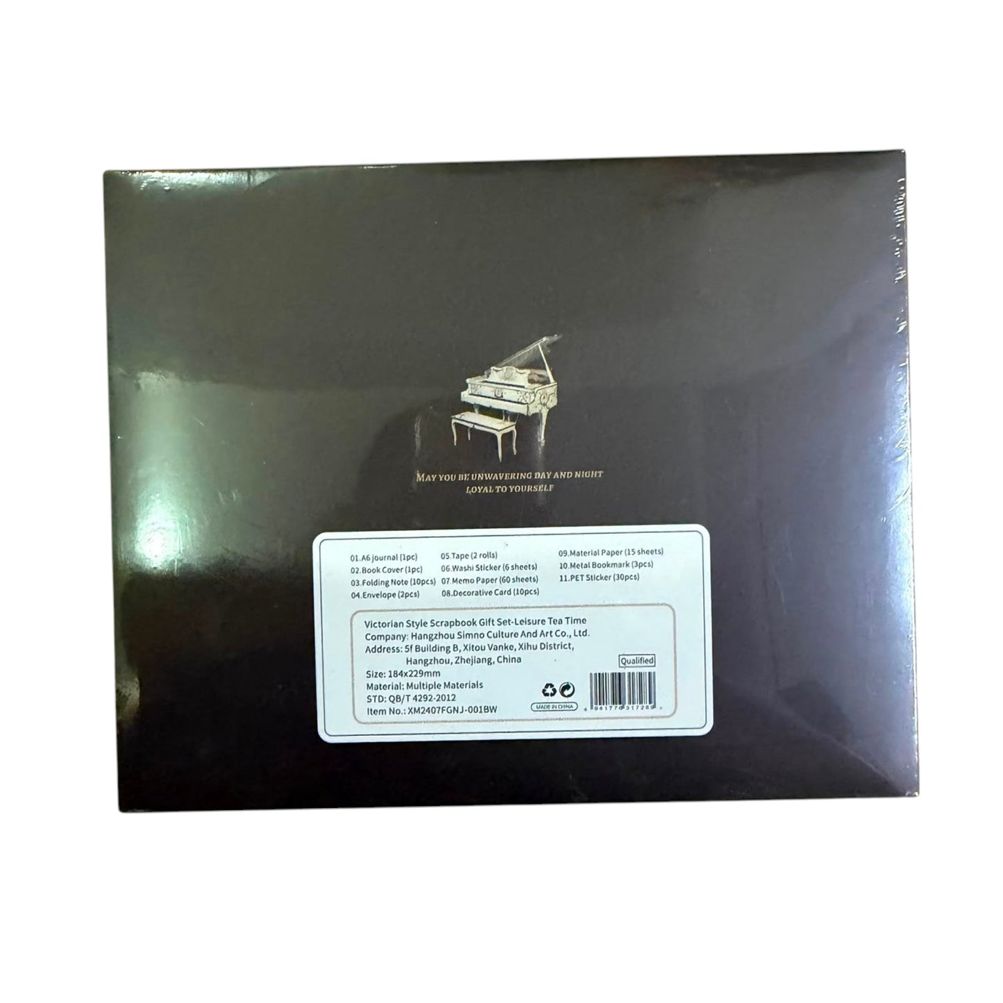 Set de Regalo Scrapbook "Vintage" 154 Piezas