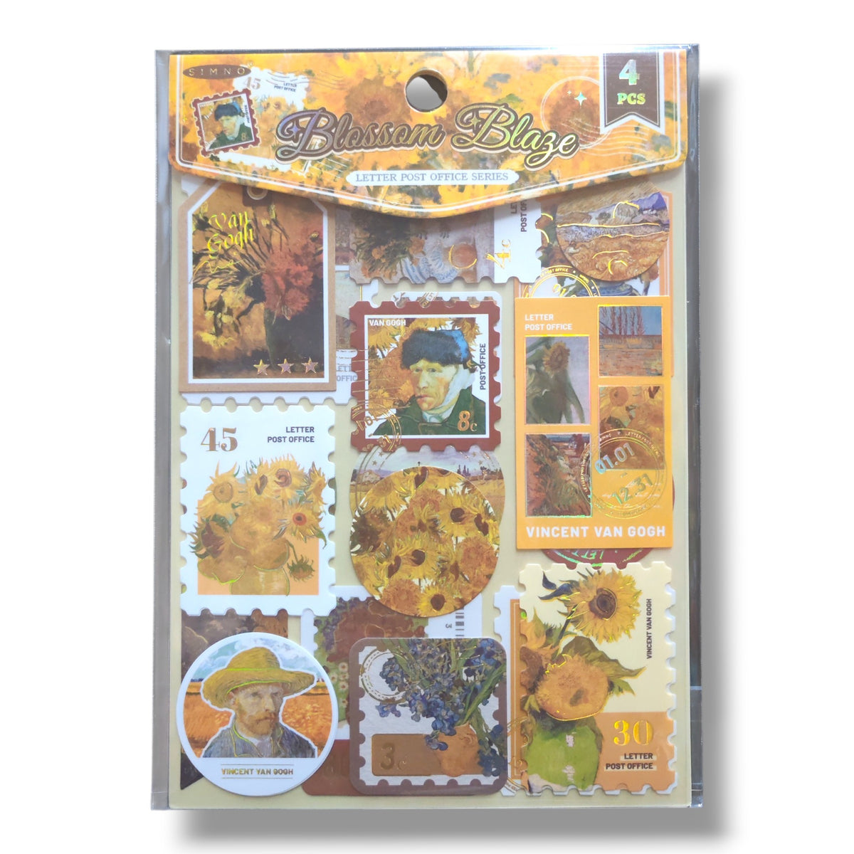Plantilla de Stickers Van Gogh