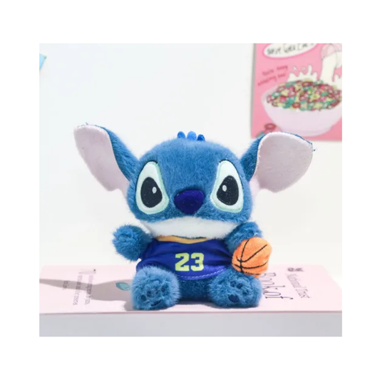 Stitch Basquetbolista Mini Peluche Llavero