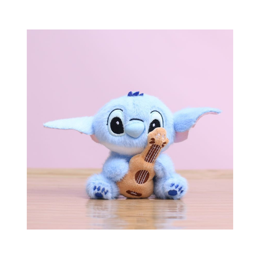 Stitch Guitarrista Mini Peluche Llavero