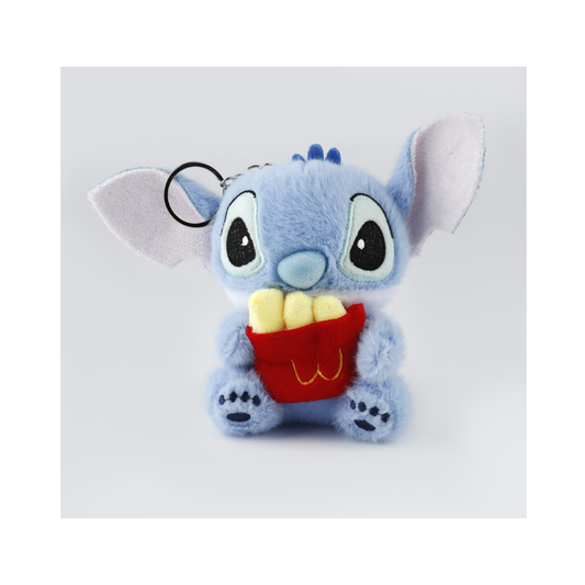 Stitch Papas Fritas Mini Peluche Llavero