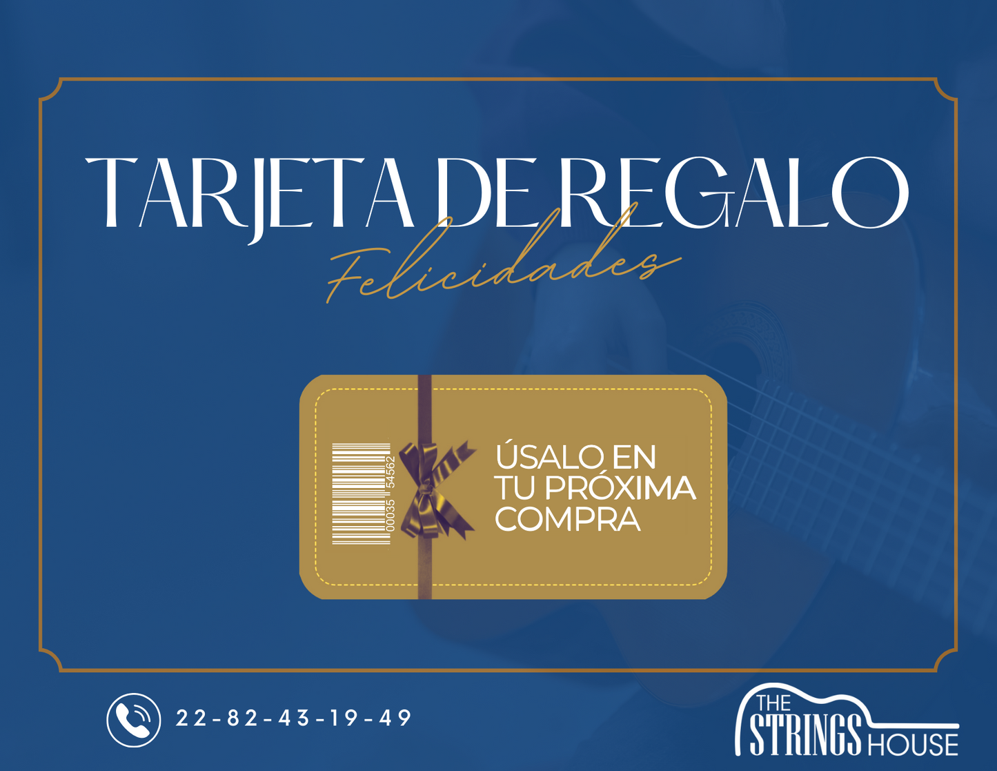 Tarjetas de Regalo The Strings House