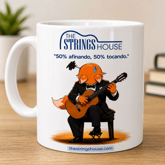 Taza "50% afinando, 50% tocando"