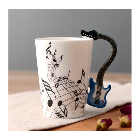 Taza Cerámica Mango Guitarra Eléctrica