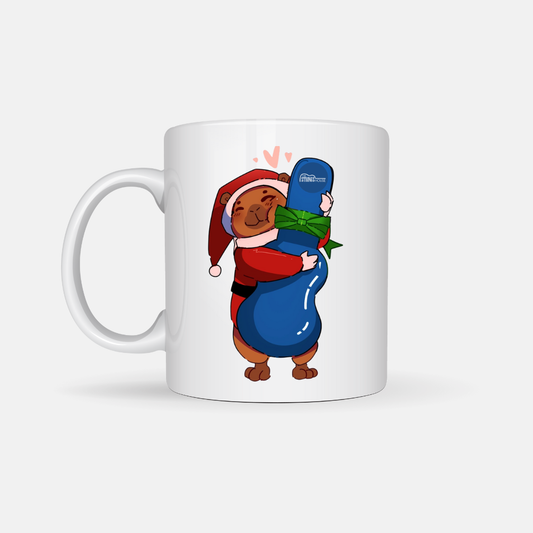Taza Capibara Santa Claus