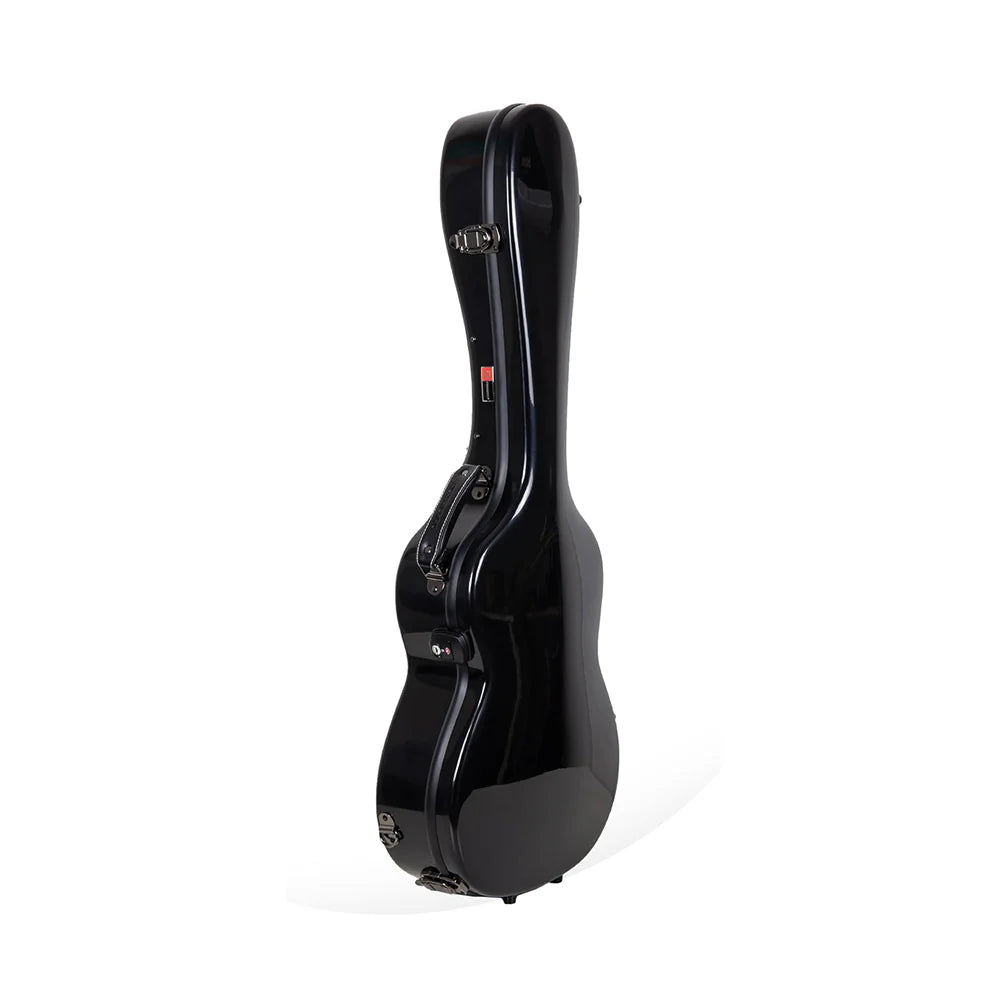 Estuche Crossrock Fibra de Vidrio Color Negro para Guitarra Clásica Torres