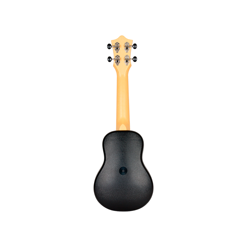 Kit Ukelele Soprano Acústico Flight Negro Modelo TUS35 Pack