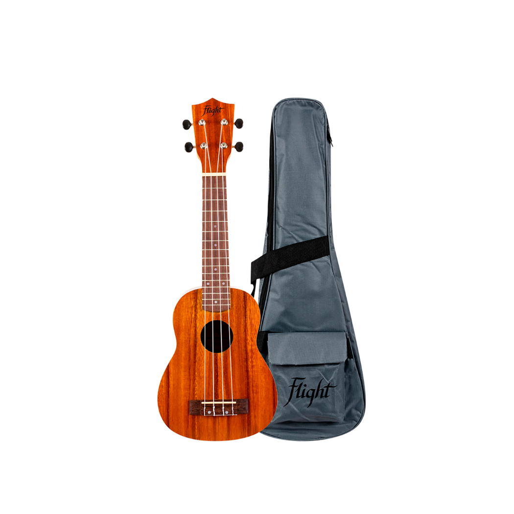 Ukelele Soprano Acústico Flight Modelo NUS250 Acacia