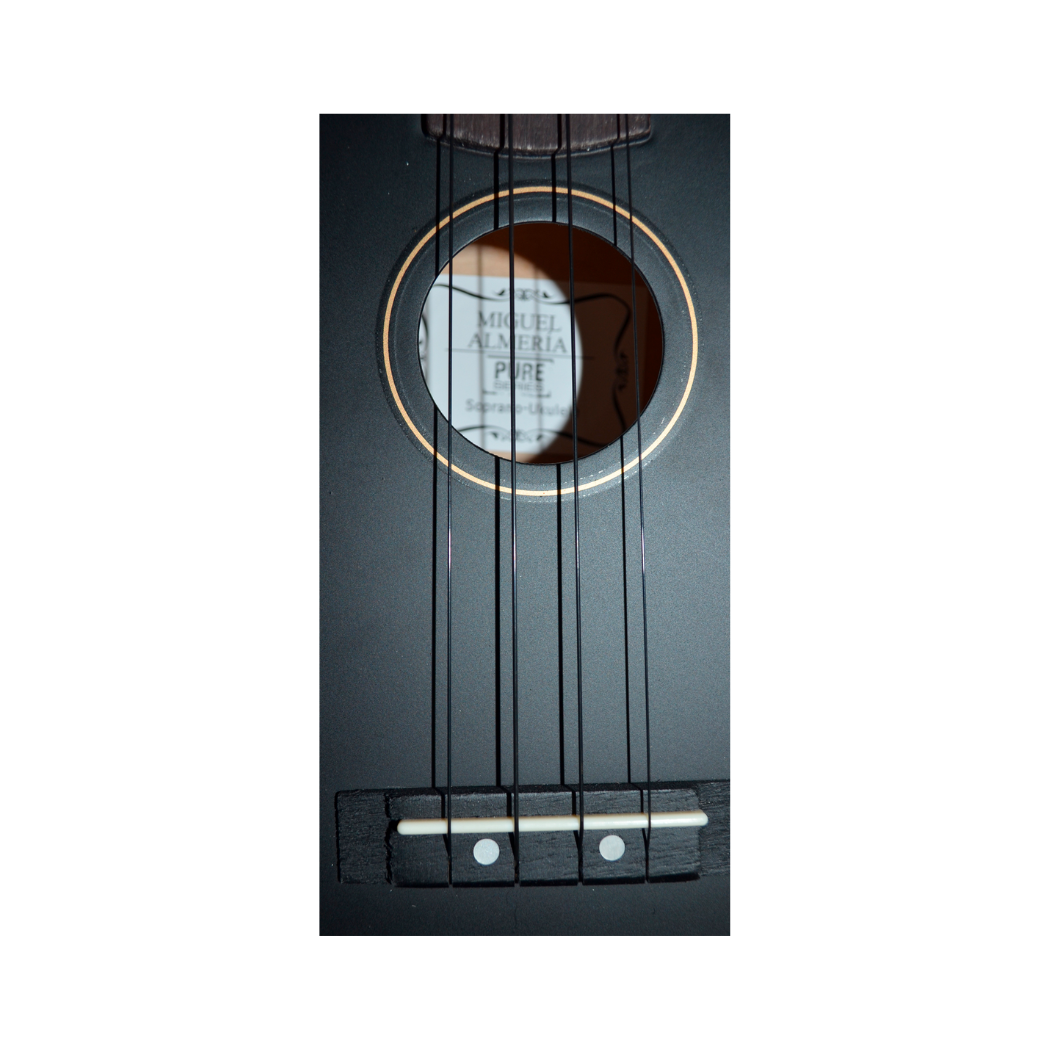 Kit Ukelele Soprano Acústico Negro Gewa Modelo PS502822