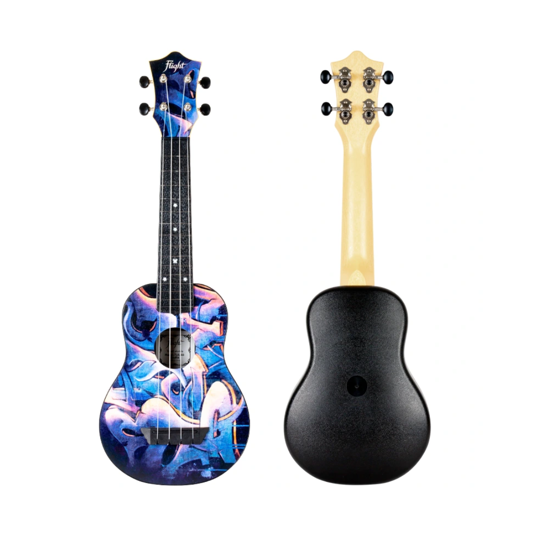 Flight Ukelele Soprano de Viaje TUS-40 Diseño Graffiti