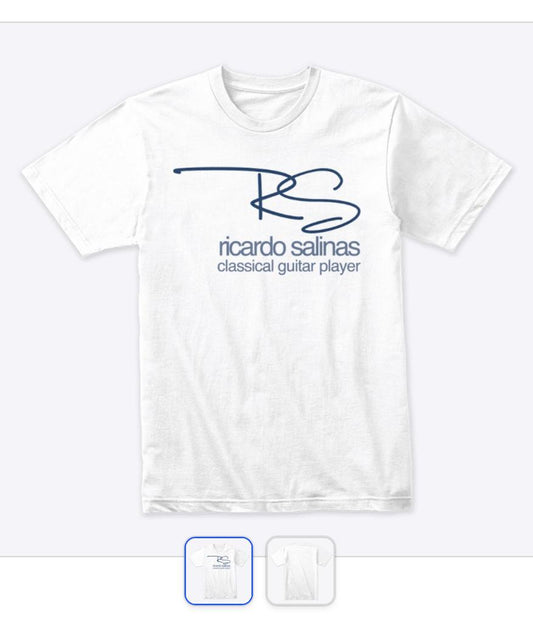 Playera Ricardo Salinas Guitar cuello redondo