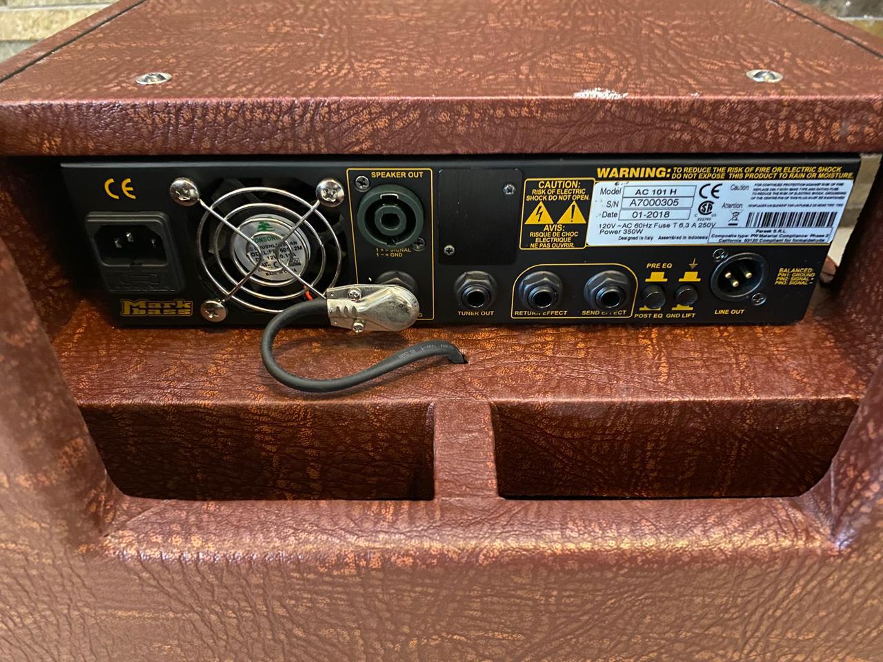 Amplificador Mark Acoustic 250W AC101H (Usado Buenas Condiciones)