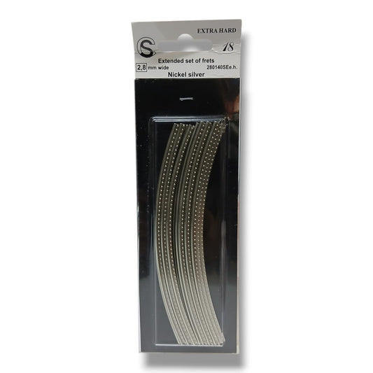 SINTOMS 280140SEe.h. Blister con 18 Varillas de Trastes Curvados 2.8 mm Nickel Silver 18% Extra Hard