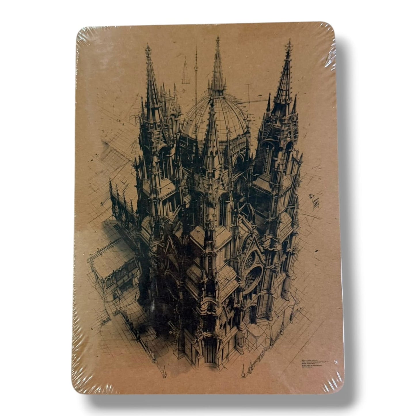 Libreta Empastado Sepia Para Dibujo 96 Hojas