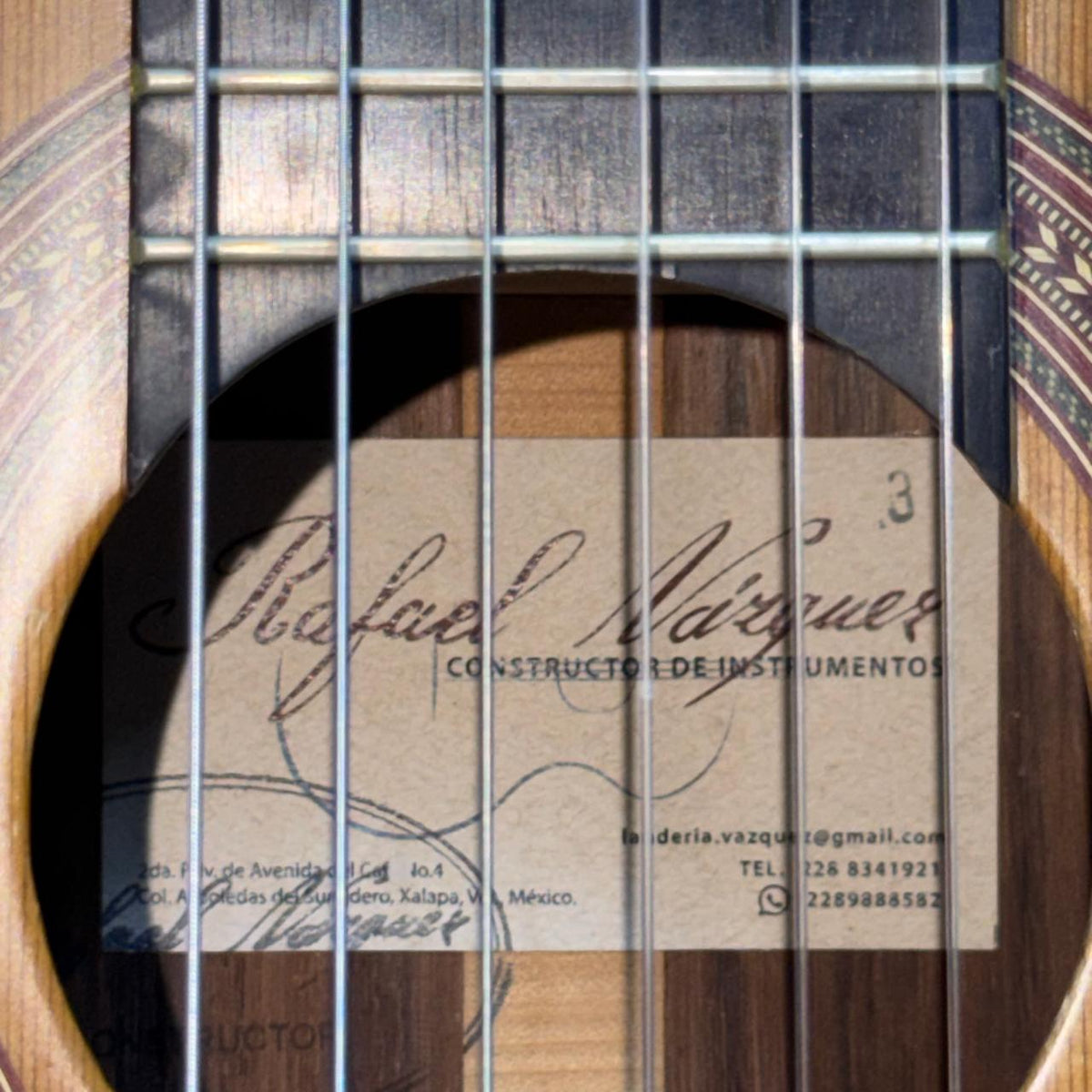 Guitarra Clásica de Concierto Rafael Vázquez