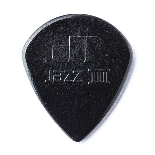 Plumilla Dunlop Jazz III Modelo 47R3S Black Nylon Pick 1.38mm