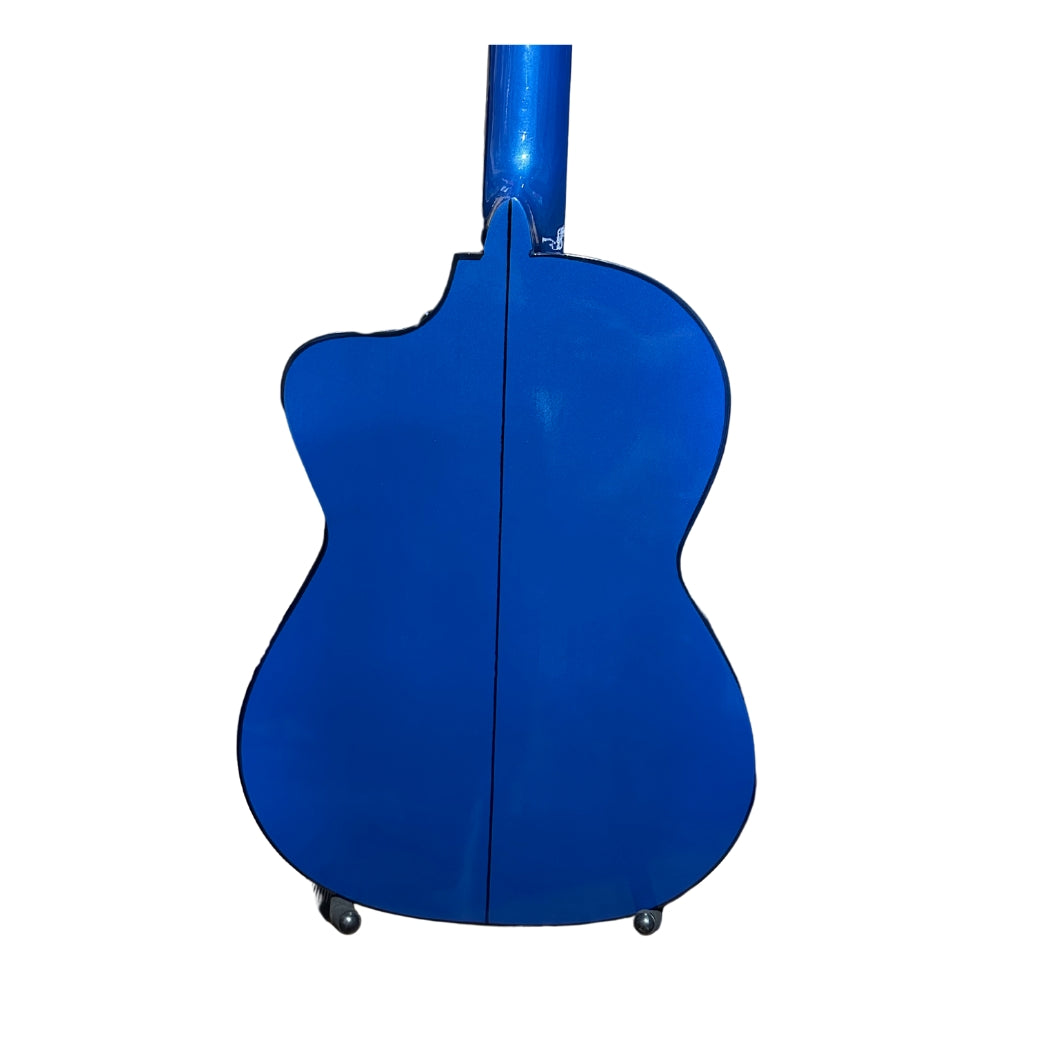 Guitarra Azul Cuerdas de Nylon Para Principiantes