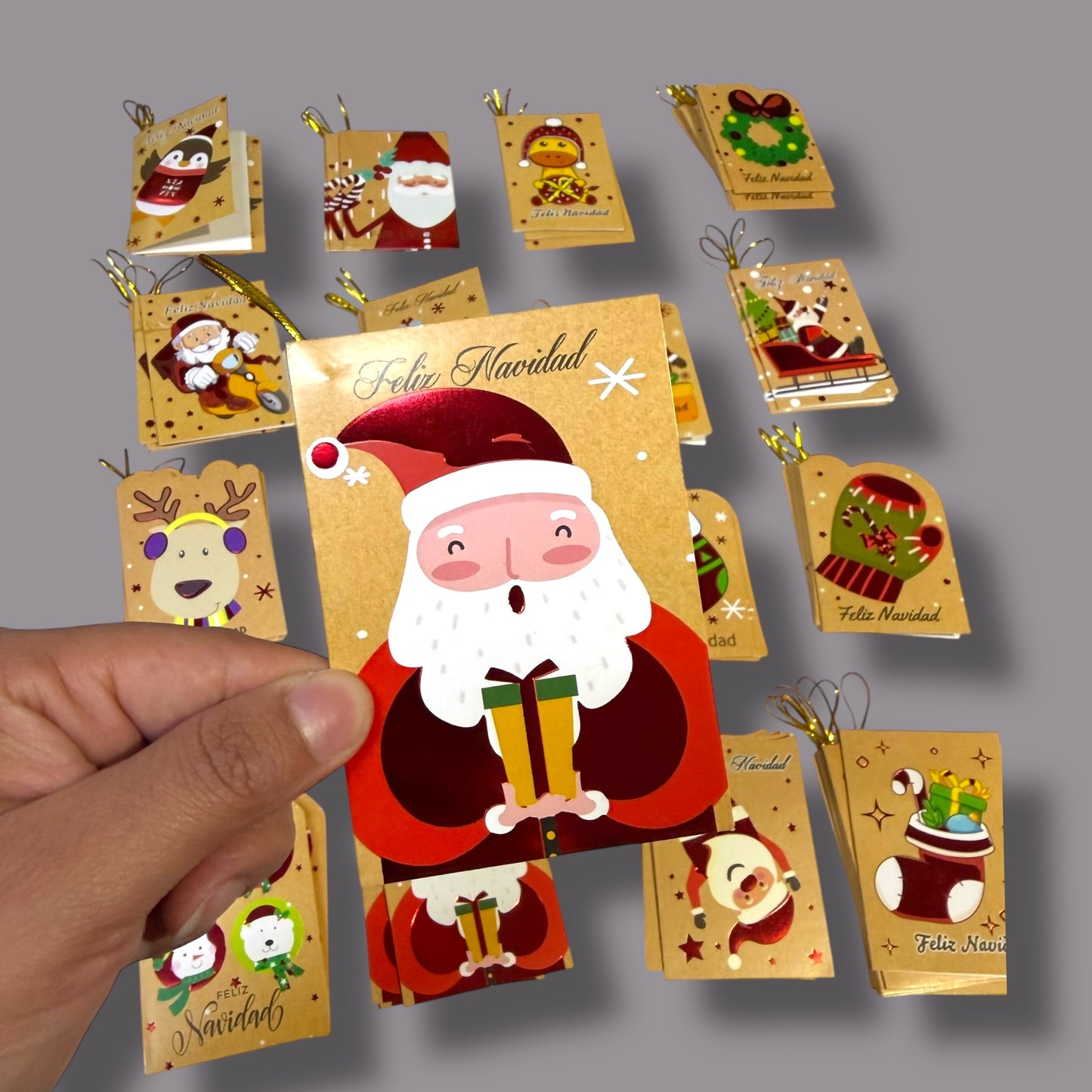 Mini-Tarjetas Para Regalo Personalizables Diseños Variados