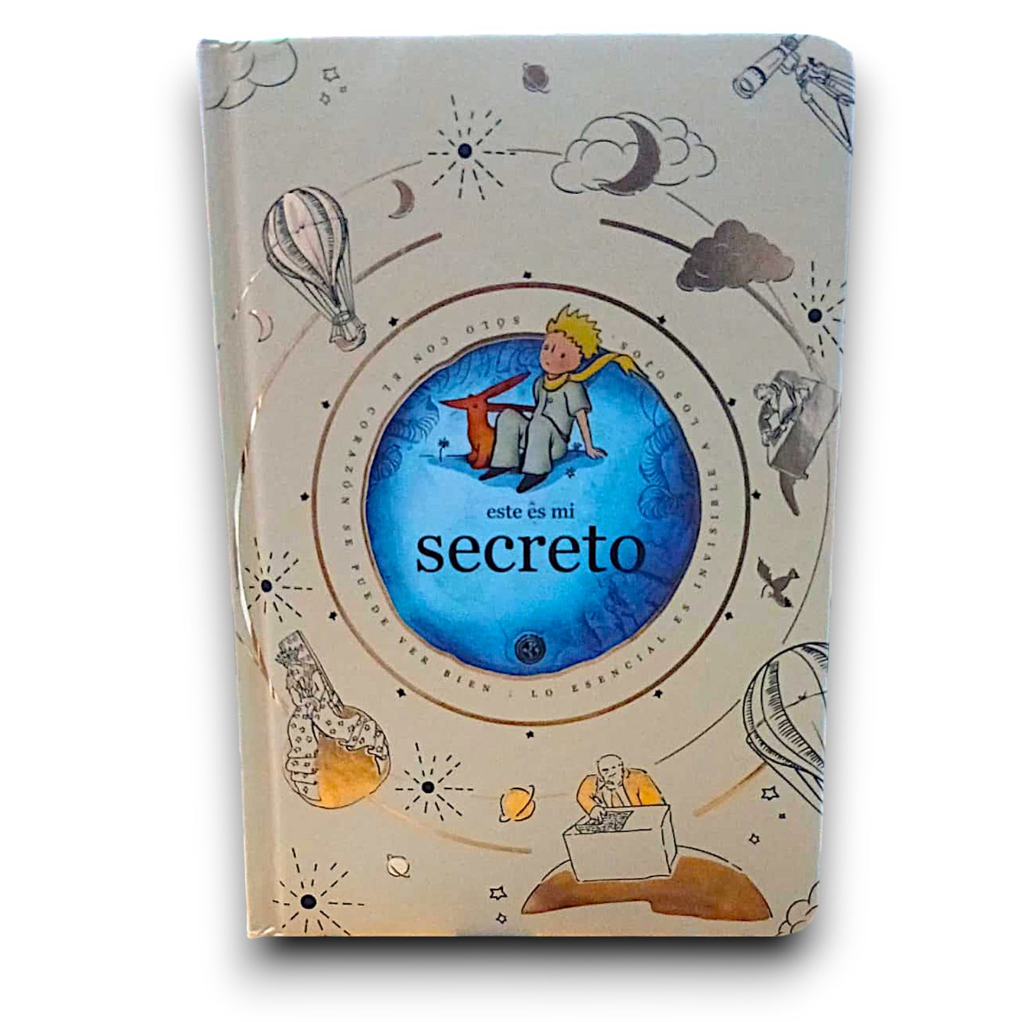 Libreta Pasta Dura del Principito "Este Es Mi Secreto"