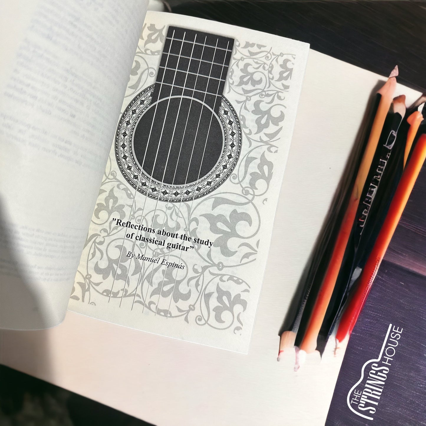 Libro "Reflexiones sobre el estudio de la guitarra clásica" de Manuel Espinás Español e Inglés